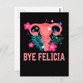 子宮摘出術による子宮摘出手術 ポストカード (正面/裏面)