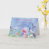 子宮摘出術の後に良く得る、庭の花 カード (黄色い花)