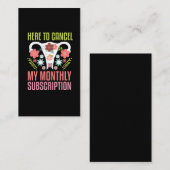 子宮摘出補助子宮摘出手術 名刺 (正面/裏面)