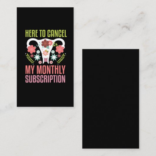 子宮摘出補助子宮摘出手術 名刺 (正面/裏面)