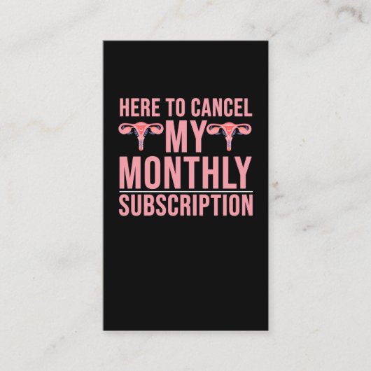 子宮摘出認識度手術回復 名刺 (正面)