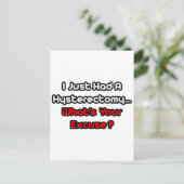 子宮摘出…何の言い訳だ? ポストカード (スタンド正面)