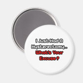 子宮摘出…何の言い訳だ？ マグネット (正面/裏面)