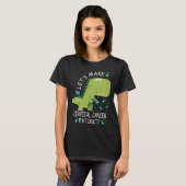 子宮頸がんが絶滅した恐竜にしよう Tシャツ (正面フル)