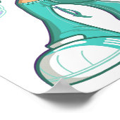 子宮頸がんが間違った少女に散らばる ポスター (角)