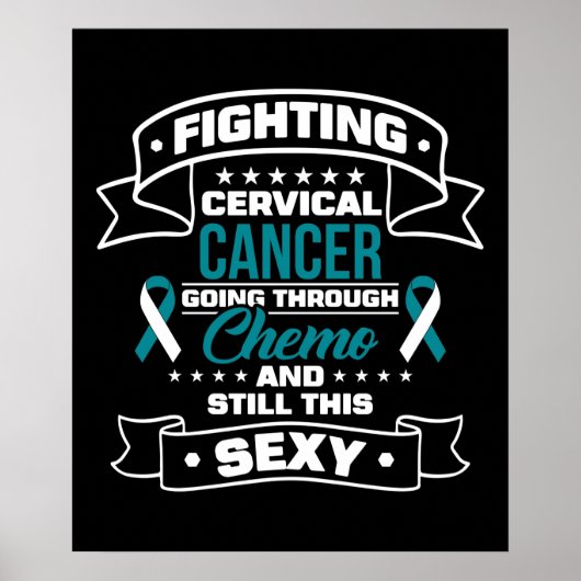 子宮頸がんとの闘い ポスター (正面)