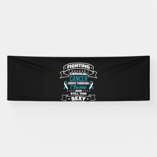 子宮頸がんと闘う 横断幕 (横)