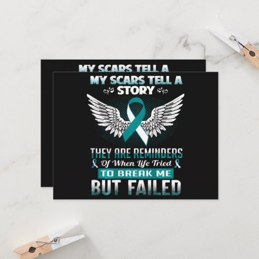 子宮頸がんの女性 招待状 (正面/裏面インサイチュ)