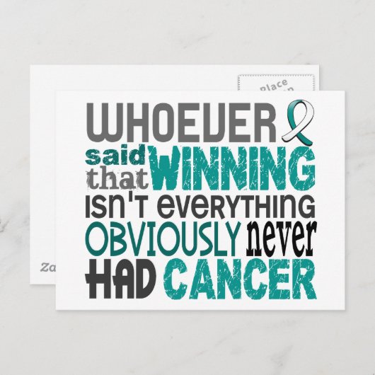 子宮頸がんを言った人 ポストカード (正面/裏面)