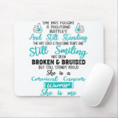 子宮頸がん戦士の贈り物を支援する マウスパッド (マウス)