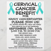 子宮頸がん特典型フライヤー チラシ (正面)