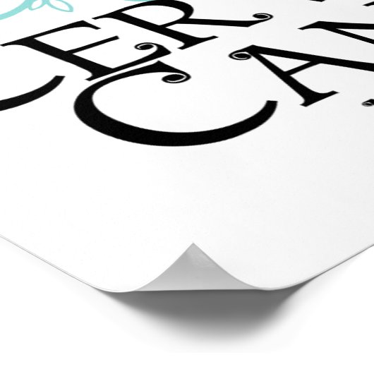 子宮頸がん蝶 ポスター (角)