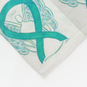 子宮頸がん認識度帯フリースブランケット フリースブランケット (角)