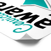 子宮頸がん認識度5 ポスター (角)