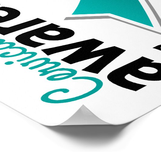 子宮頸がん認識度5 ポスター (角)