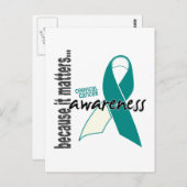 子宮頸がん認識度 ポストカード (正面/裏面)