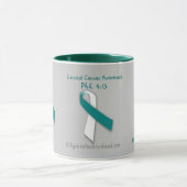 子宮頸がん認識度 マグカップ (中央)