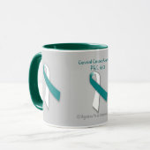 子宮頸がん認識度 マグカップ (正面左)