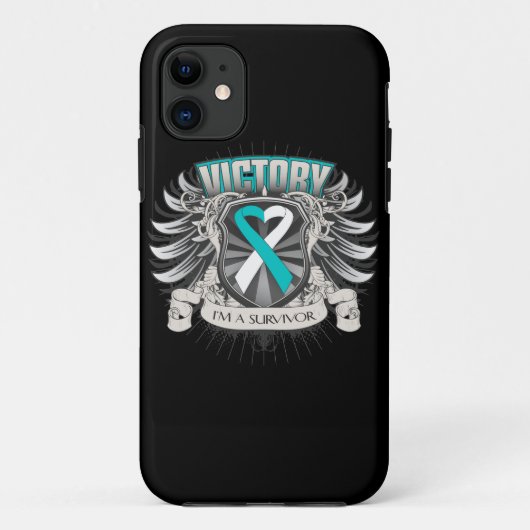 子宮頸癌・の勝利 Case-Mate iPhoneケース (裏面)