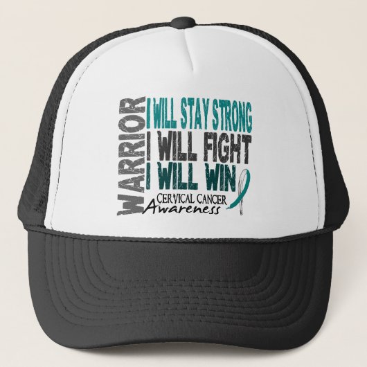 子宮頸癌・の戦士 キャップ (正面)
