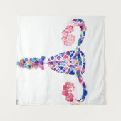 子宮 タペストリー (正面(横))