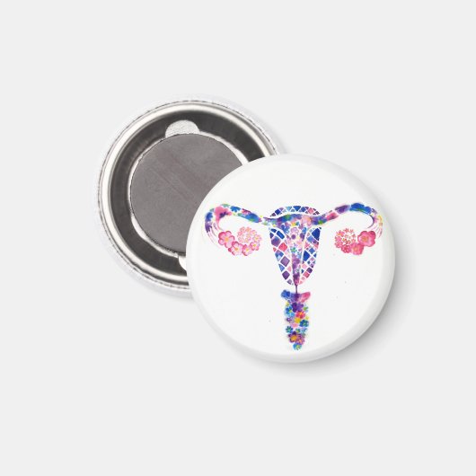 子宮 マグネット (正面/裏面)