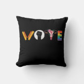 子宮 LGBT サポート VOTE 書籍 クッション (正面)