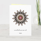 子悔やみや弔慰カード カード (裏面)