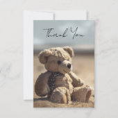 子悔やみや弔慰葬儀写真サンキューカード サンキューカード (正面)