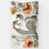 子日本のども用プリント 横断幕 (縦)