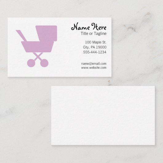 子気に女 名刺 (正面/裏面)