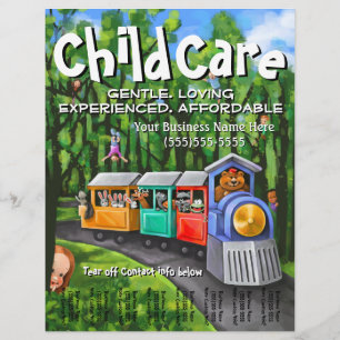 子気に。ベビーシッター。日気に。ティアシート チラシ
