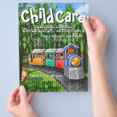 子気に。ベビーシッター。日気に。ティアシート チラシ (手)