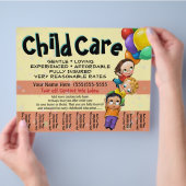 子気に。日気に。ティアシート水平 チラシ (手)