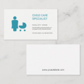 子気に |行動主義者 |ベビーシッター 予約カード (正面/裏面)