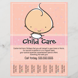 子気に。Babysit.tearsheetフライヤー チラシ