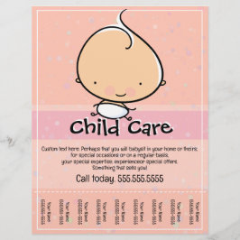 子気に。Babysit.tearsheetフライヤー チラシ
