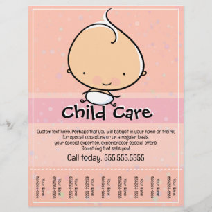 子気に。Babysit.tearsheetフライヤー チラシ