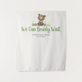 子熊のバースデーパーティー おめでとう We Can Bearly Wait タペストリー