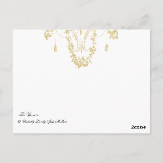 子爵 ポストカード (裏面)