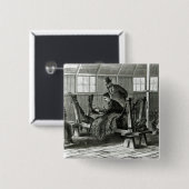 子牛からのウイルスの取得 缶バッジ (正面&裏面)