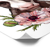 子牛のローズ動物ポスター | 壁のプリント ポスター (角)