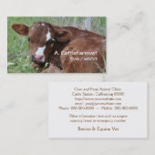 子牛の名刺 名刺 (正面/裏面)