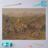 子牛の離乳(Rosa Bonheur) 薄葉紙 (クラフト)