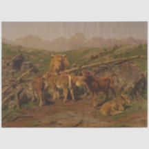 子牛の離乳(Rosa Bonheur)