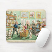 子牛の頭部および頭脳; Phrenological マウスパッド (マウス)