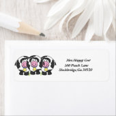 子牛は厩舎に立ち会う ラベル (インサイチュ)