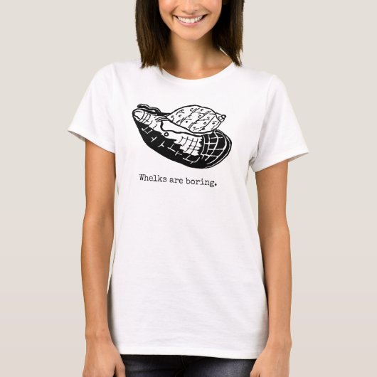 子牛は基本的なタンクトップを退屈している Tシャツ (正面)