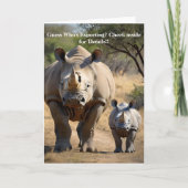 子牛付きリオン カード (正面)