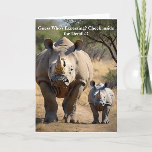 子牛付きリオン カード (正面)